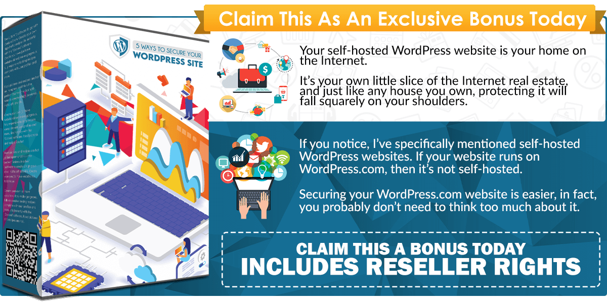 5 Simple Ways to Secure your WorldPress Site infographics