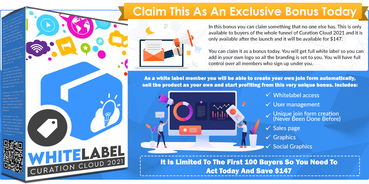 Whitelabel Curation Cloud 2021 infographics