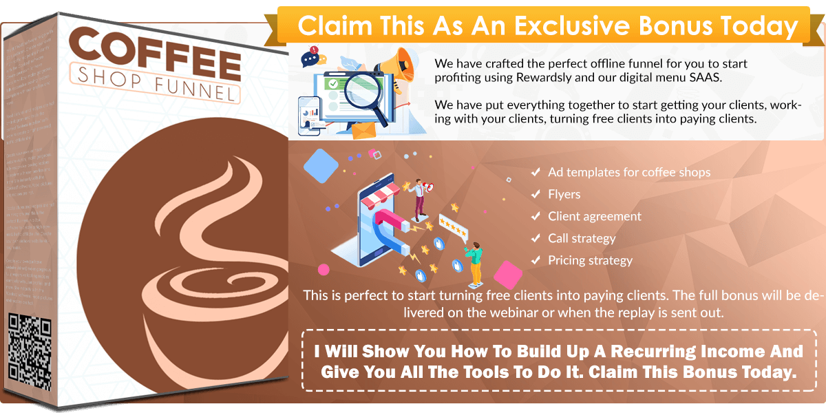 coffee shop funnel infographics