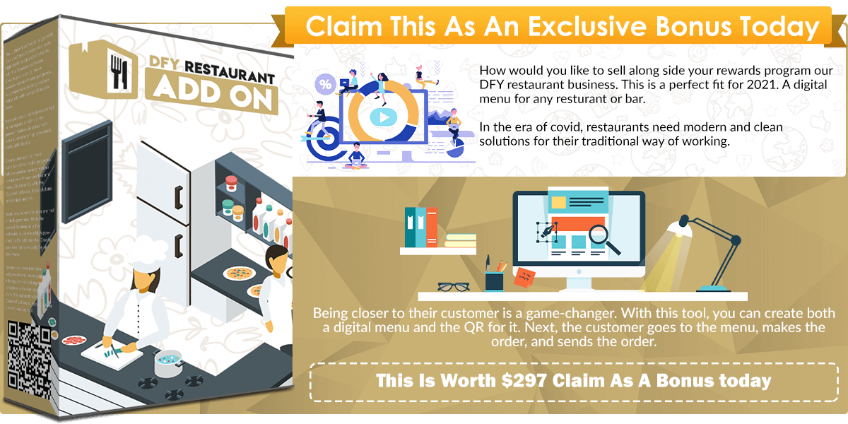 dfy restaurant add on infographics