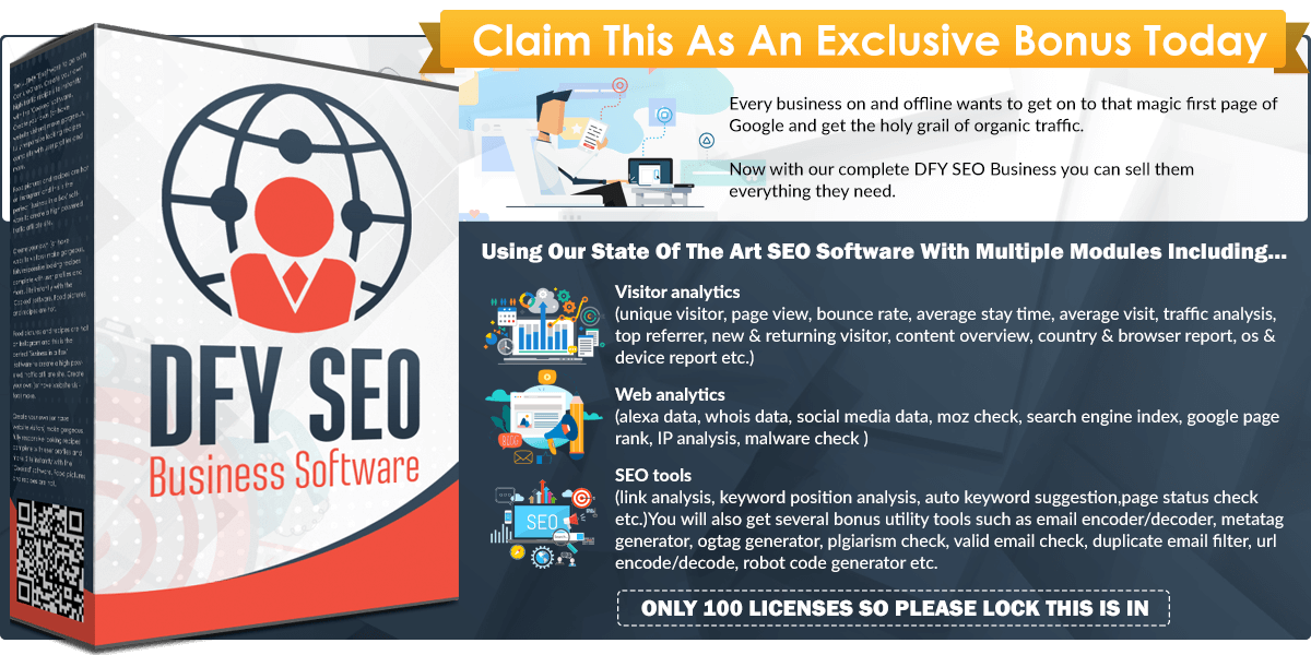 dfy seo business software infographics