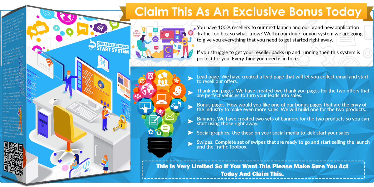 our reseller quick start system infographics