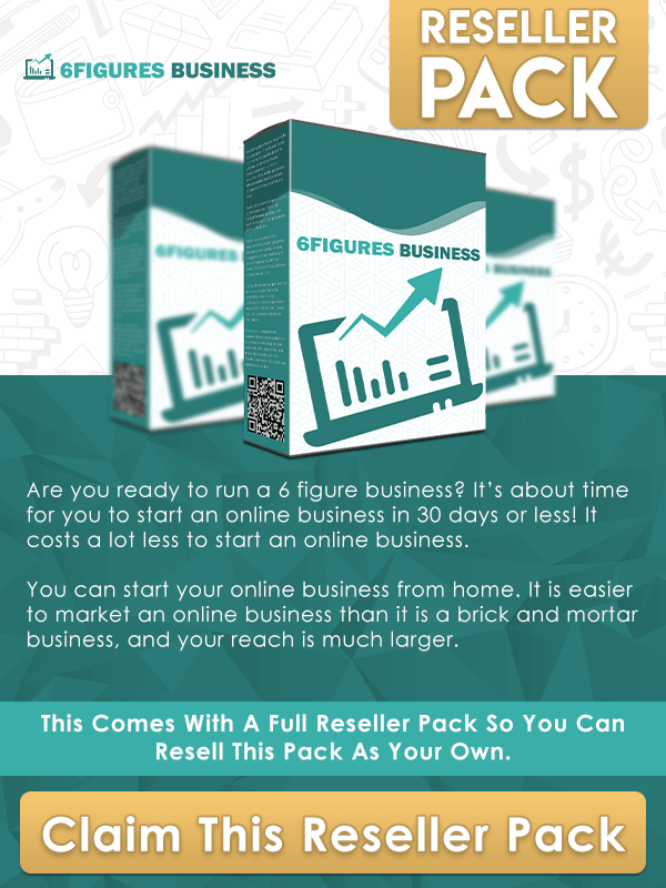 6 figures business reseller pack