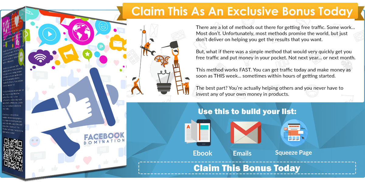 Facebook Domination infographics reseller template-3row