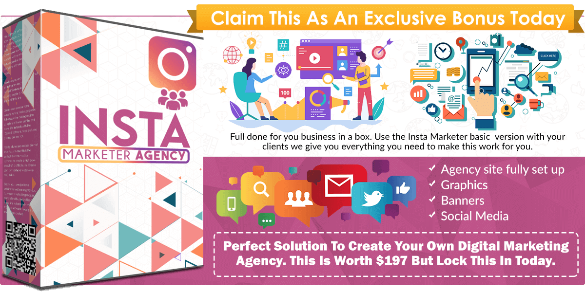 Insta Marketer Agency infographics