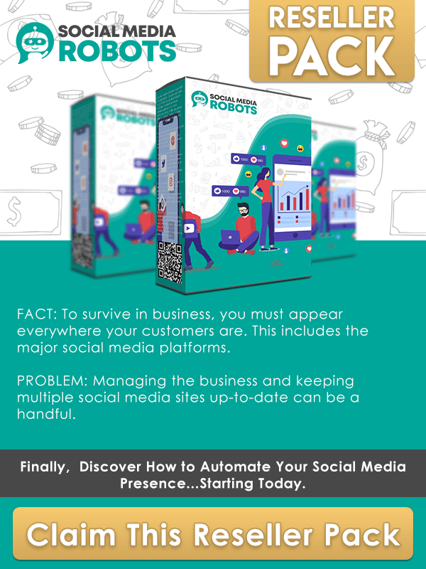 Social Media Robots reseller pack