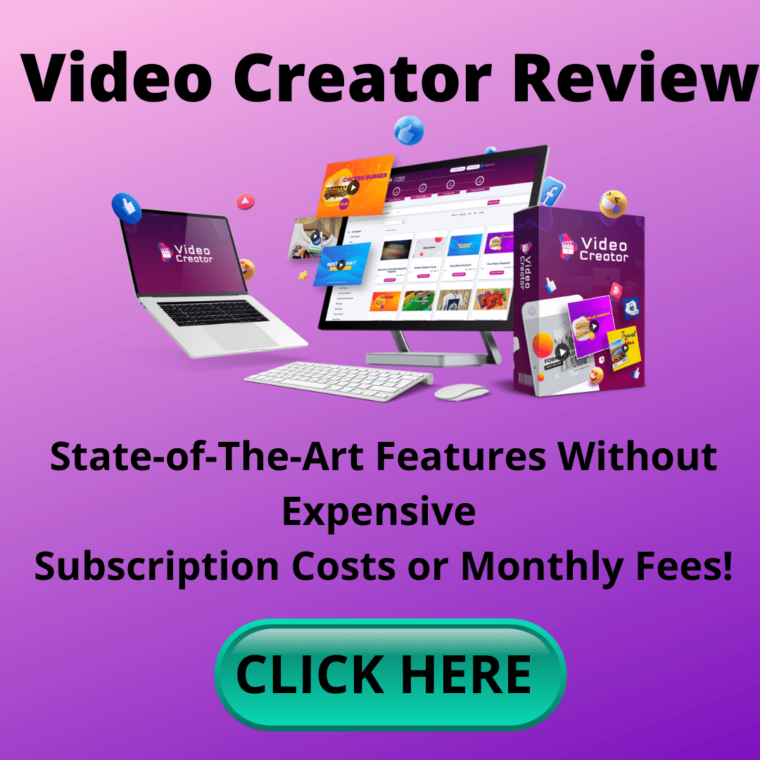 Video Creator Review Front Page