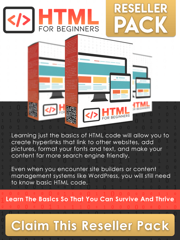 html for beginners reseller