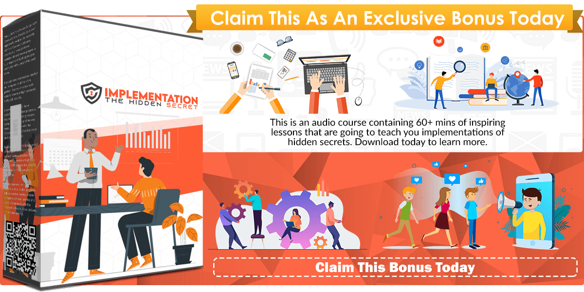 Implementation The Hidden Secret infographics template