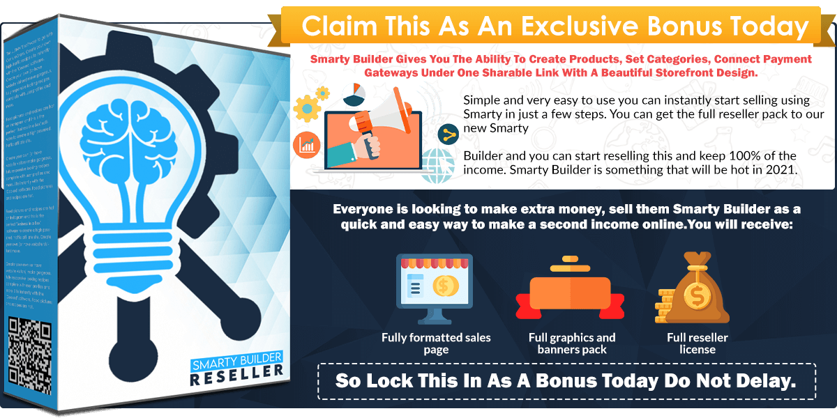 Smarty Builder Reseller infographics