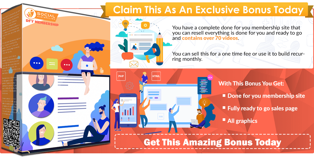 Social Masterclass DFY Membership infographixs