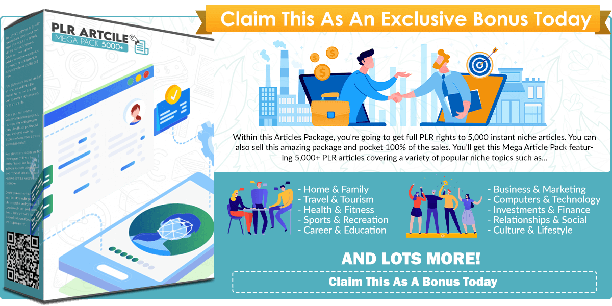 PLR Article Mega Pack 5000+ infographics