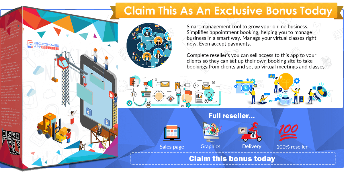 Book Me App Reseller infographics reseller template