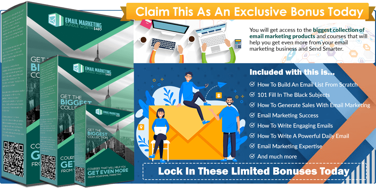 Email Marketing Bundle Worth $497 Infographics