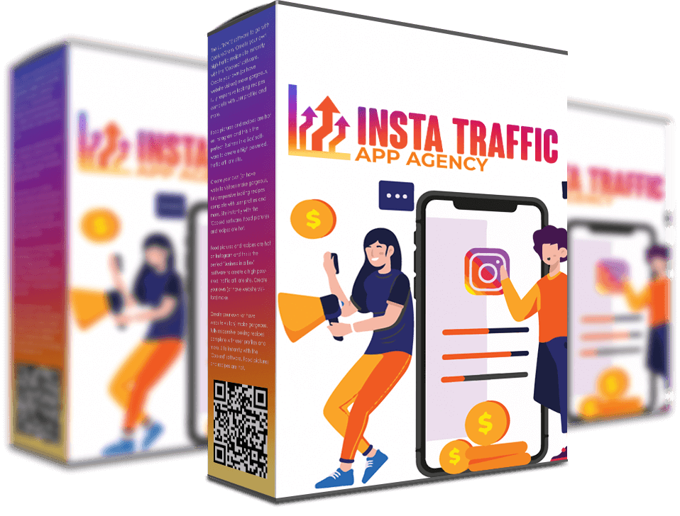 Insta Traffic App Agency boxshots