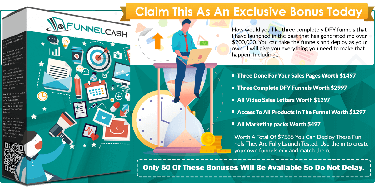 Funnel Cash infographics