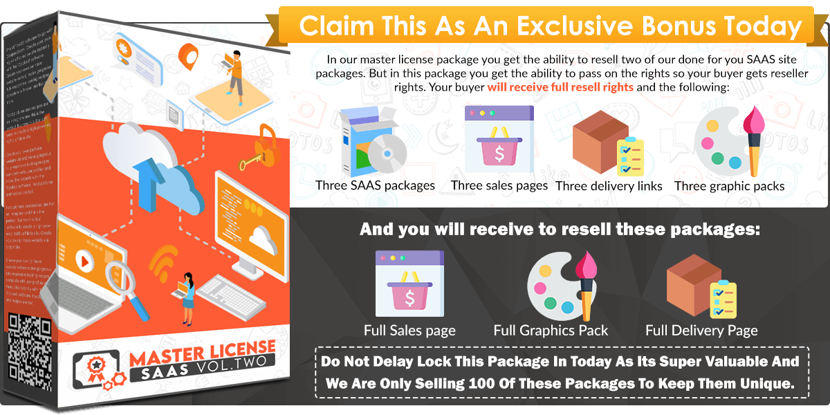 Master License SAAS Vol Two Infographics