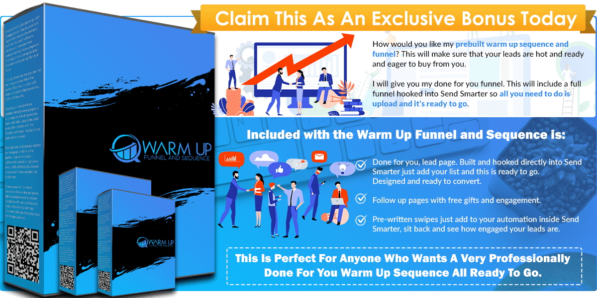 Warm Up Funnel and Sequence Infographics