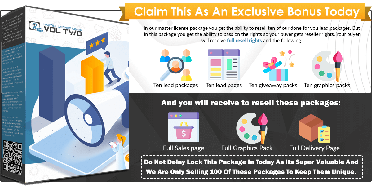 master license leads vol two infographics