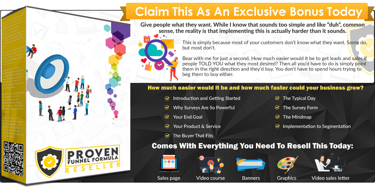 proven funnel formula infographics - reseller