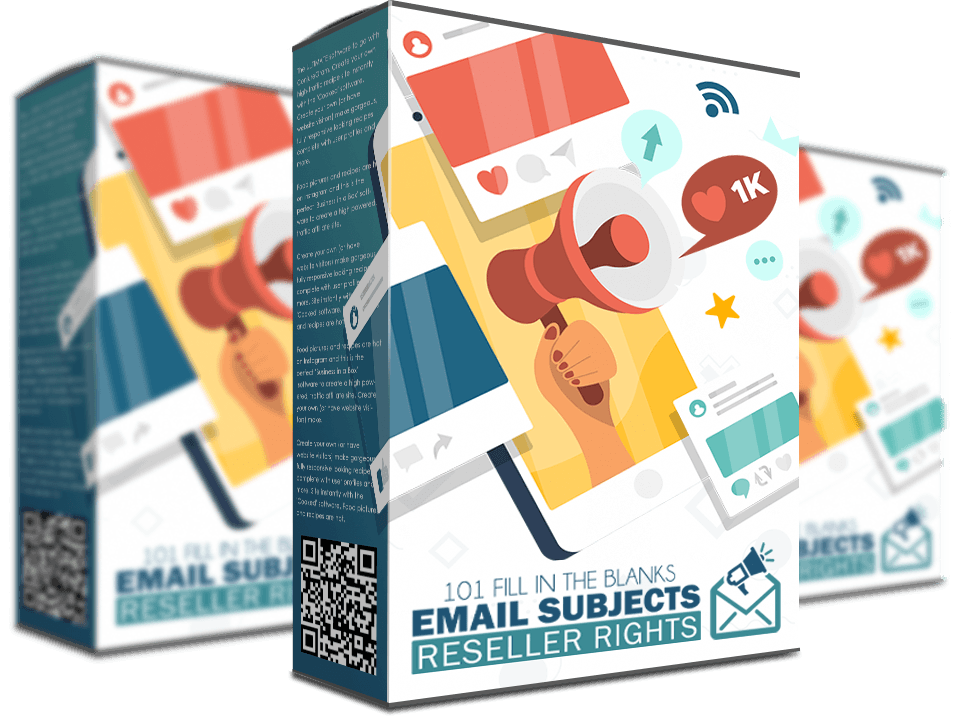 101 Fill In The Blanks Email Subjects Reseller Rights boxshots