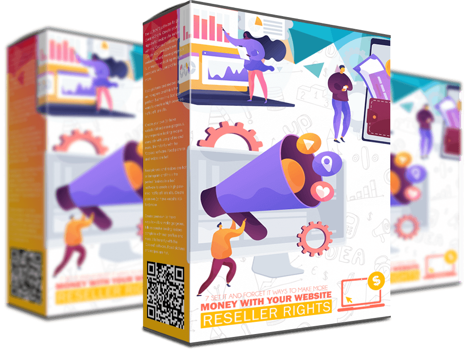 7 Set It And Forget It Ways To Make More Money With Your Website Reseller Rights boxshots