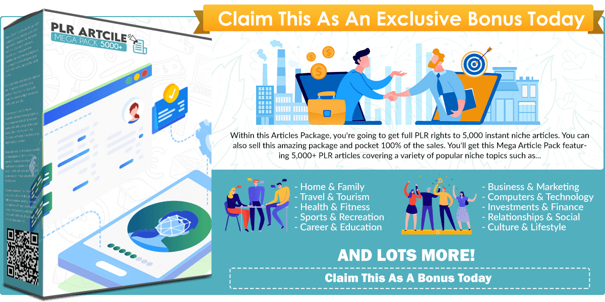 PLR Article Mega Pack 5000+ infographics