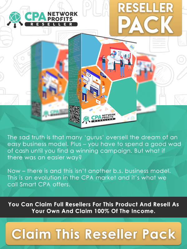 CPA Network Profits reseller pack